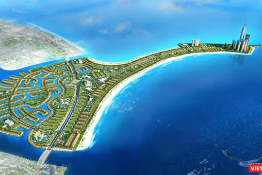Phối cảnh quy hoạch khu đô thị Cần Giờ.