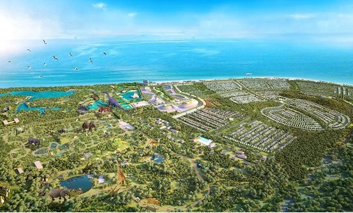 Quy hoạch tổng thể dự án Safari Hồ Tràm. (Ảnh: Internet)