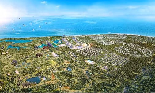 Quy hoạch tổng thể dự án Safari Hồ Tràm. (Ảnh: Internet)