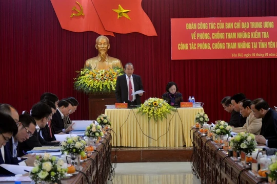 Phó Thủ tướng Thường trực Trương Hòa Bình phát biểu chỉ đạo.