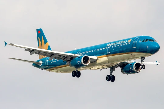 Một tàu bay Airbus321 của Vietnam Airlines.