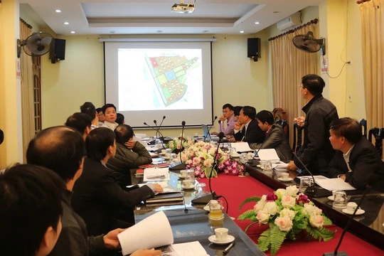 Thực tế từ tháng 11/2017, Kosy đã có buổi thuyết trình ý tưởng quy hoạch dự án Khu nhà ở đô thị Kosy Hà Nam trước các Sở, ngành của tỉnh Hà Nam. (Ảnh: KOS)