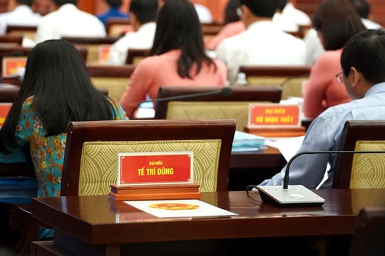 Trong những phiên họp HĐND TP.HCM gần đây, ông Tề Trí Dũng đều không tham gia. (Ảnh: TNO)