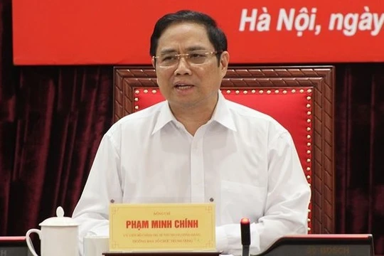 Ông Phạm Minh Chính, Trưởng Ban Tổ chức Trung ương (ảnh Văn Kiên)