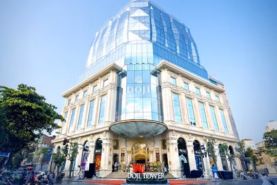 DOJI Tower hiện rõ như một viên kim cương khổng lồ... (Ảnh: Doji)
