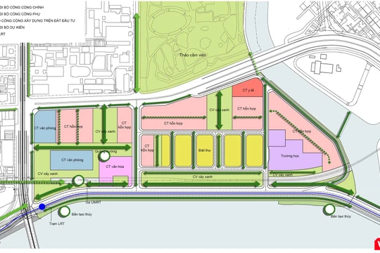 Phân tích khung đô thị của dự án Ba Son Sài Gòn.