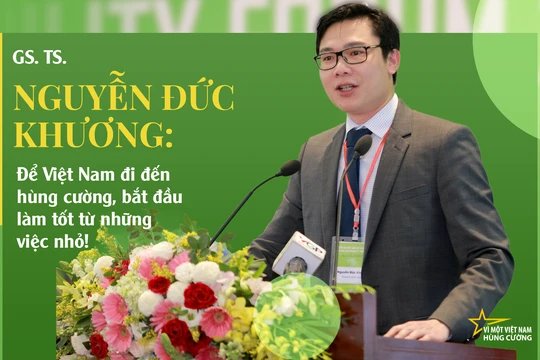 GS. TS Nguyễn Đức Khương - thành viên trẻ nhất trong Tổ tư vấn kinh tế của Thủ tướng Nguyễn Xuân Phúc.