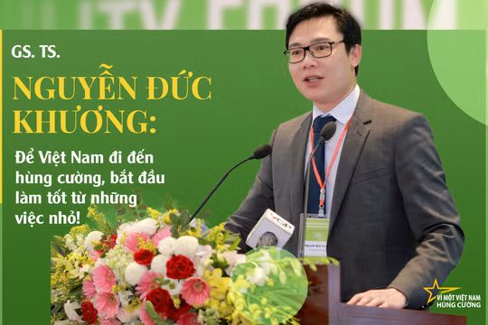 GS. TS Nguyễn Đức Khương - thành viên trẻ nhất trong Tổ tư vấn kinh tế của Thủ tướng Nguyễn Xuân Phúc.