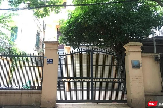 Căn biệt thự G24 Làng quốc tế Thăng Long.