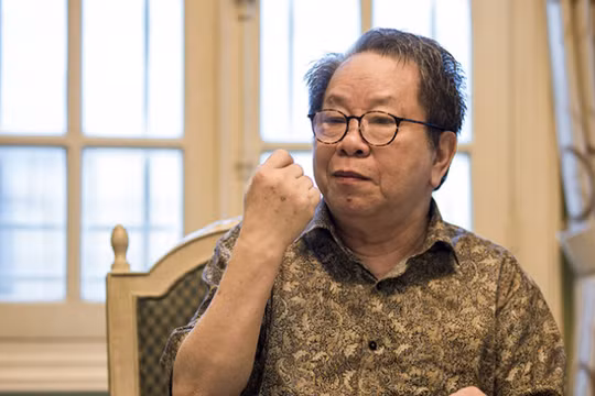 Học giả Nguyễn Trần Bạt. (Anh: Nguyễn Đình Toán)