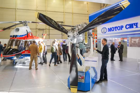 Bất chấp sự ngăn cản của Cố vấn An ninh Quốc gia Nhà Trắng John Bolton, Trung Quốc đã mua được phần lớn cổ phần của hãng sản xuất động cơ máy bay “Motor Sich” Ukraine . Ảnh: Sina