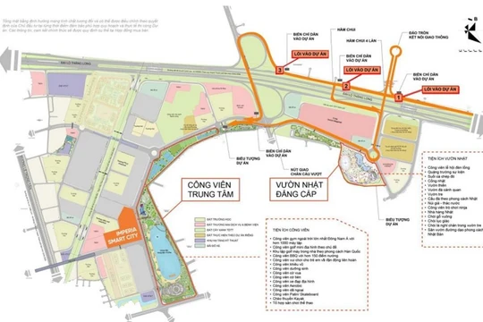 Phối cảnh dự án Imperia Garden do CTCP HBI làm chủ đầu tư, MIKGroup là nhà phát triển dự án (Ảnh: Internet)