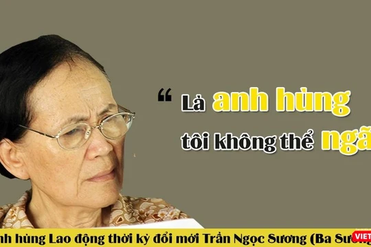 “Tôi được Nhà nước phong Anh hùng. Là Anh hùng, tôi không thể ngã” - bà Ba Sương nói.