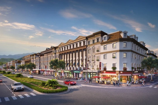 Phân khu shophouse Australia của sự án Sun Plaza Grand World