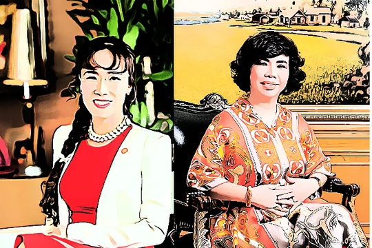 Bà Nguyễn Phương Thảo và bà Thái Hương