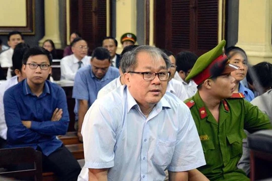 Phạm Công Danh trong phiên tòa xét xử tháng 1/2017