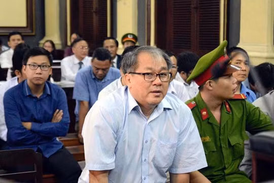 Phạm Công Danh trong phiên tòa xét xử tháng 1/2017
