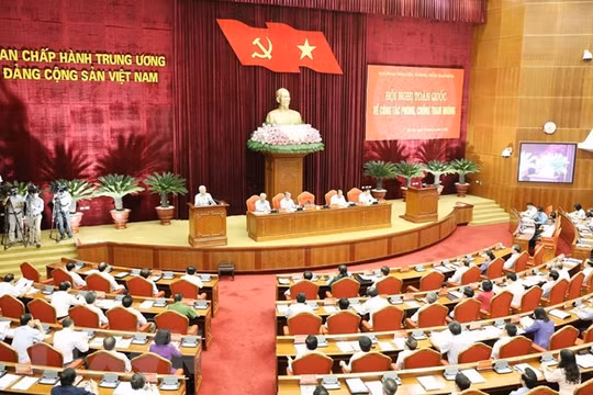 Tổng bí thư phát biểu khai mạc Hội nghị - Ảnh: TTXVN