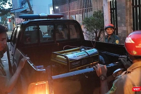 Cơ quan công an đã thu giữ vật chứng trong vụ việc đau lòng này.