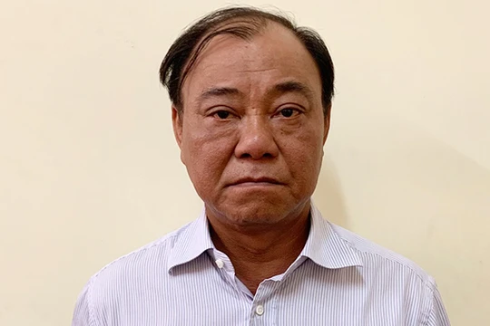 Bị can Lê Tấn Hùng.