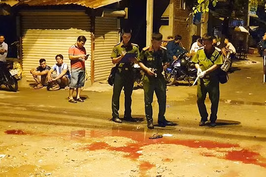 Hiện trường vụ án.