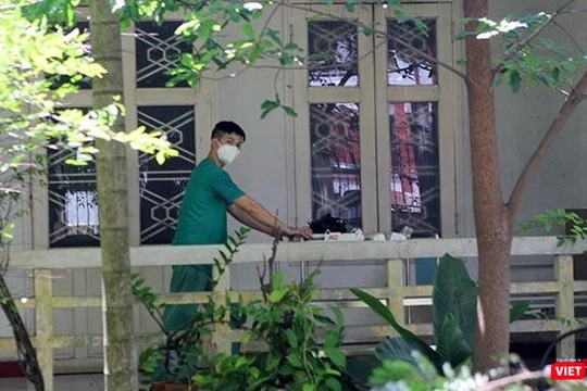 Trung tâm điều trị Covid-19 đặt tại Bệnh viện Quân y 175 (Bộ Quốc phòng) chính thức tiếp nhận những bệnh nhân Covid-19 từ ngày 19/7/2021. Ảnh: GVT.