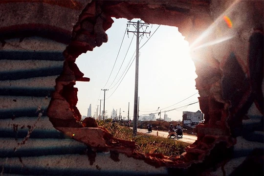 Thủ Thiêm, một góc nhìn từ 3 năm trước, năm 2015. Ảnh: Mai Kỳ.