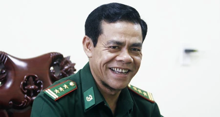 Đại tá Võ Trọng Hải vừa được Bộ Công an trao quyết định bổ nhiệm Giám đốc Công an tỉnh Hà Tĩnh tháng 3/2019. Ảnh: Vương Trần.