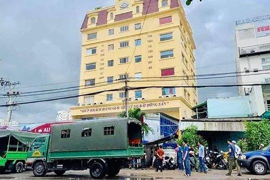 Trụ sở công ty Alibaba chiều ngày 18/9/2019. Ảnh: Nghĩa Bùi.