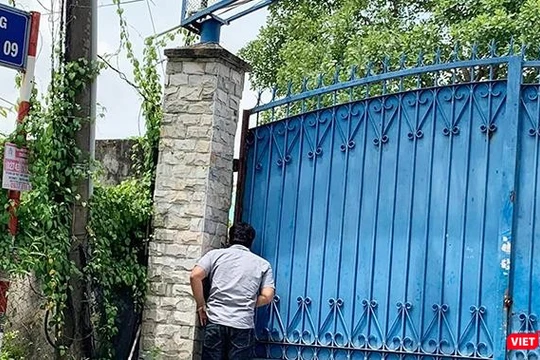 Cổng vào khu du lịch Thanh Cảnh, nơi có hổ cắn đứt tay khách tham quan.