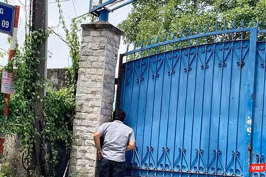 Cổng vào khu du lịch Thanh Cảnh, nơi có hổ cắn đứt tay khách tham quan.