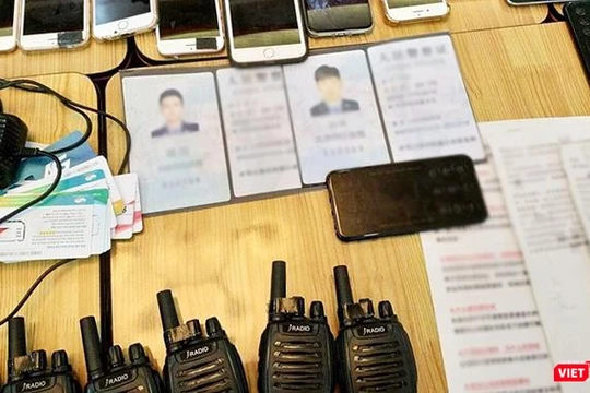 Tang vật trong vụ án bị thu giữ.