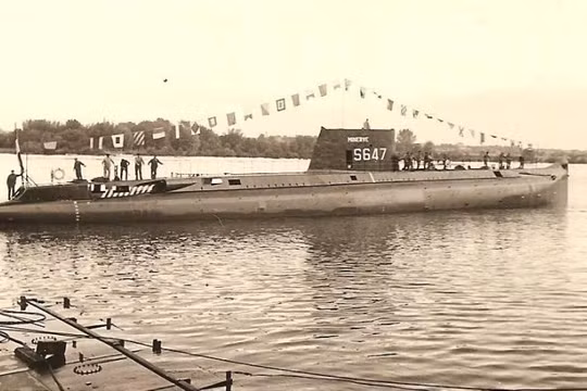 Tàu ngầm diesel-điện "Minerva", Hải quân Pháp. Ảnh: diaporama.sectionrubis.fr