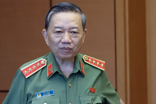 Bộ trưởng Bộ Công an Tô Lâm.