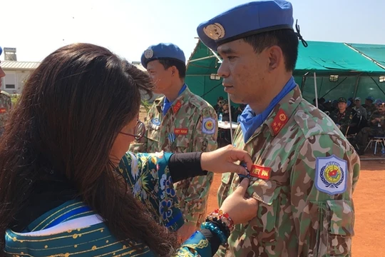 "Sứ giả hòa bình" Việt Nam đón nhận phần thưởng cao quý của Liên Hợp Quốc.