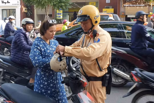 Một trường hợp vi phạm giao thông bị xử lý trong sáng nay.