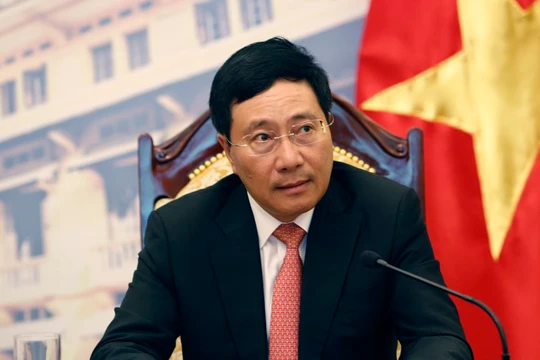 Phó Thủ tướng. Bộ trưởng Bộ Ngoại giao Phạm Bình Minh.