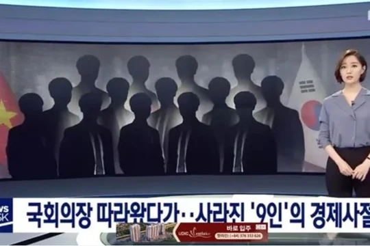 Ngày 23/9, các cơ quan báo chí của Hàn Quốc đưa tin về việc có 9 người trong số các thành viên đi cùng phái đoàn công tác của Quốc hội Việt Nam vào tháng 12/2018 đã bỏ trốn ở lại Hàn Quốc.