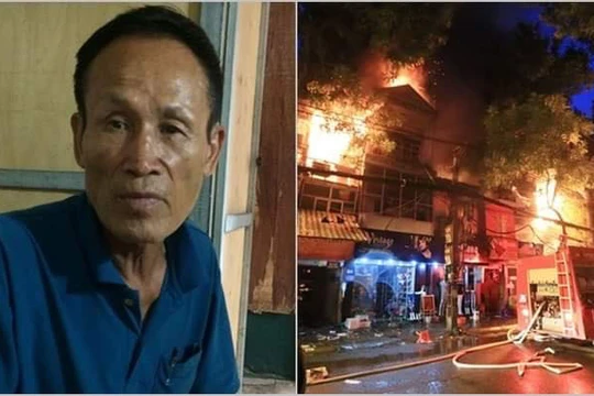 Bị can Nguyễn Thế Hiệp và vụ cháy khiến 2 người thiệt mạng, gây thiệt hại gần 1,9 tỷ đồng.