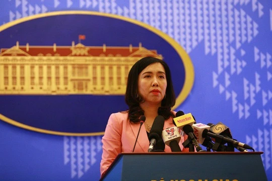 Người Phát ngôn Bộ Ngoại giao Lê Thị Thu Hằng.