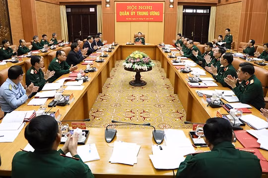 Thường vụ Quân ủy Trung ương tổ chức Hội nghị kiểm điểm năm 2019.