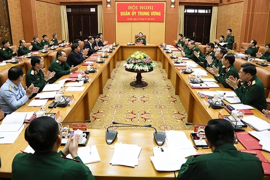 Thường vụ Quân ủy Trung ương tổ chức Hội nghị kiểm điểm năm 2019.