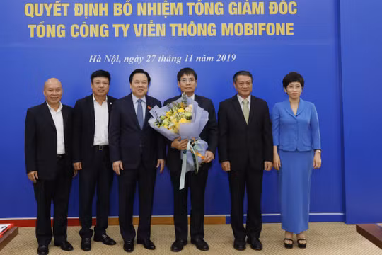 Ông Tô Mạnh Cường, Phó Tổng Giám đốc VNPT được bổ nhiệm giữ chức vụ Tổng Giám đốc MobiFone.