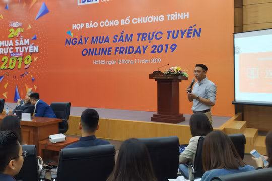 Buổi họp báo công bố sự kiện Online Friday 2019 diễn ra sáng nay.