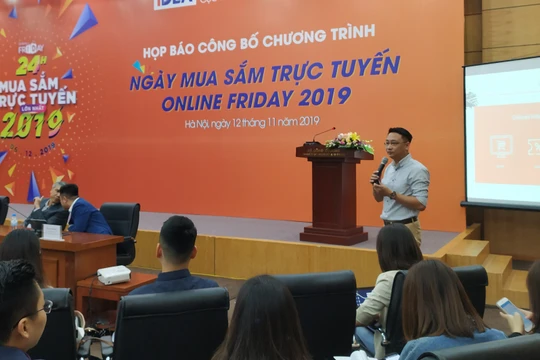 Buổi họp báo công bố sự kiện Online Friday 2019 diễn ra sáng nay.