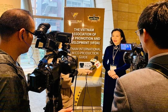 Bà Ngô Phương Lan - Chủ tịch Hiệp hội Xúc tiến Phát triển Điện ảnh Việt Nam.