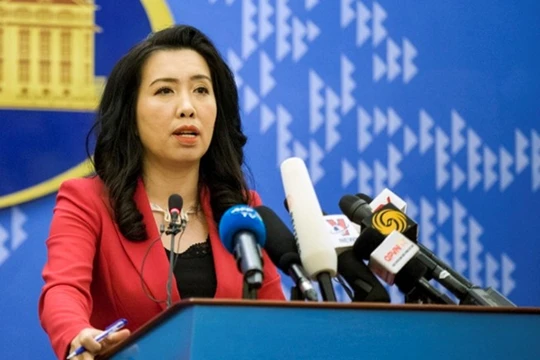 Người phát ngôn Bộ Ngoại giao Lê Thị Thu Hằng.
