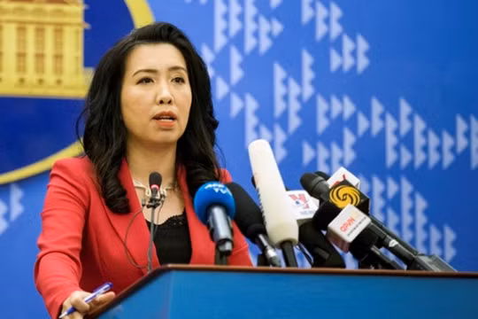 Người phát ngôn Bộ Ngoại giao Lê Thị Thu Hằng.