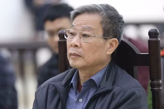 Cựu Bộ trưởng Thông tin và Truyền thông Nguyễn Bắc Son bị tuyên phạt tù chung thân. Ảnh: TTXVN.