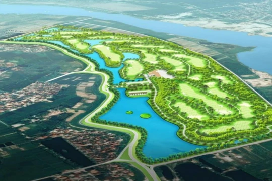 Phối cảnh dự án Sân golf quốc tế Thuận Thành (Bắc Ninh) - Nguồn: HLD